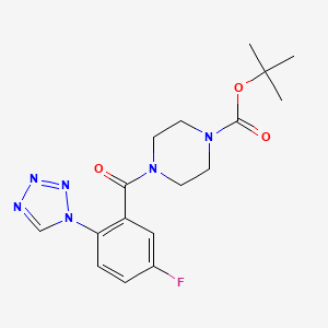 molecular formula C17H21FN6O3 B12623501 C17H21FN6O3 