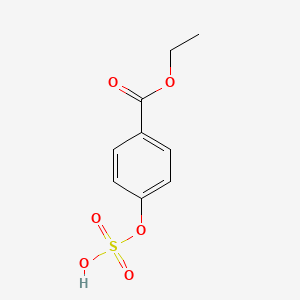 molecular formula C9H10O6S B1262353 Ethylparaben sulfate 