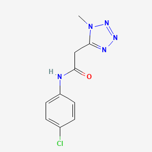 molecular formula C10H10ClN5O B12623530 N-(4-Chlorophenyl)-2-(1-methyl-1H-tetrazol-5-yl)acetamide CAS No. 917837-74-2