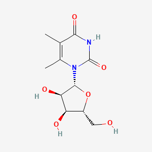 molecular formula C11H16N2O6 B1262355 5,6-Dimethyluridine 