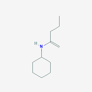 molecular formula C11H21N B12623571 N-(Pent-1-en-2-yl)cyclohexanamine CAS No. 921193-79-5