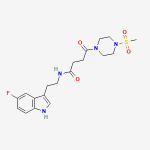 molecular formula C19H25FN4O4S B12623573 C19H25FN4O4S 