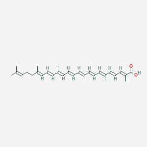 molecular formula C30H40O2 B1262358 4,4'-Diaponeurosporenic acid 