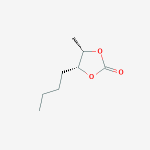 molecular formula C8H14O3 B12623629 (4R,5S)-4-Butyl-5-methyl-1,3-dioxolan-2-one CAS No. 918819-63-3