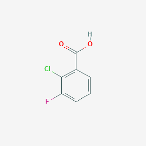 molecular formula C7H4ClFO2 B126237 2-氯-3-氟苯甲酸 CAS No. 102940-86-3