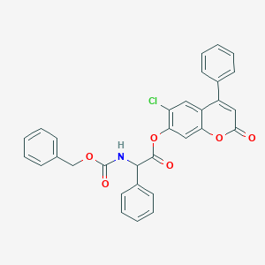 molecular formula C31H22ClNO6 B12623800 C31H22ClNO6 