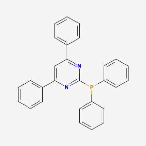 molecular formula C28H21N2P B12623817 2-(Diphenylphosphanyl)-4,6-diphenylpyrimidine CAS No. 919091-27-3