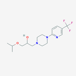 molecular formula C16H24F3N3O2 B12623857 C16H24F3N3O2 