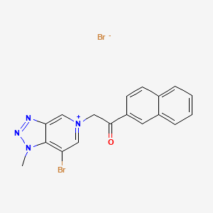 molecular formula C18H14Br2N4O B12623863 C18H14Br2N4O 