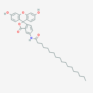 N-(3',6'-dihydroxy-3-oxospiro[2-benzofuran-1,9'-xanthene]-5-yl)octadecanamide