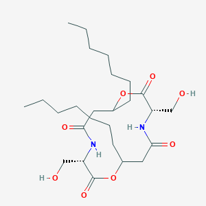 molecular formula C26H46N2O8 B1262405 serratamolide A 