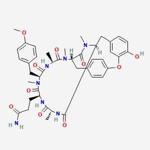molecular formula C42H51N7O10 B1262407 RA-Xxiv 