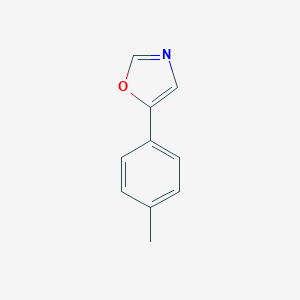 molecular formula C10H9NO B126241 5-(4-Methylphenyl)-1,3-oxazole CAS No. 143659-19-2