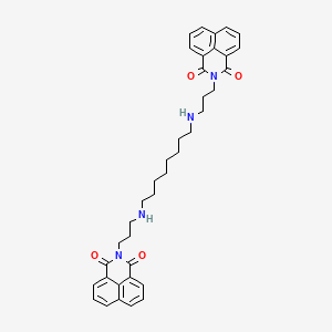 molecular formula C38H42N4O4 B1262412 BNIPDaoct 