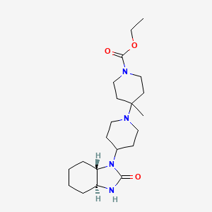 molecular formula C21H36N4O3 B1262416 AZD6088 