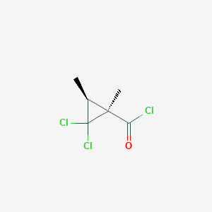 Cyclopropanecarbonyl chloride, 2,2-dichloro-1,3-dimethyl-, cis-(9CI)