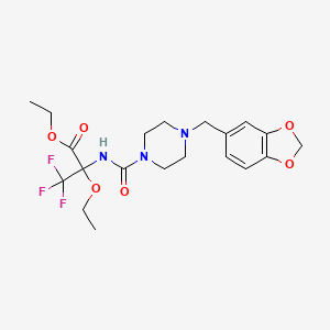 molecular formula C20H26F3N3O6 B12624224 C20H26F3N3O6 