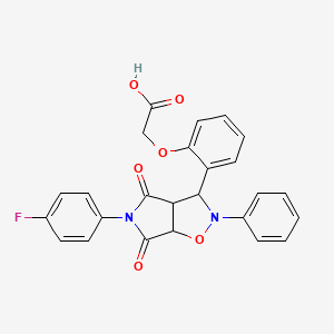 molecular formula C25H19FN2O6 B12624258 C25H19FN2O6 