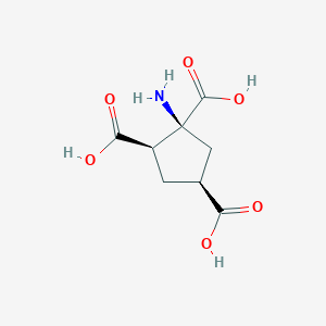 (1S,2R,4S)-1-aminocyclopentane-1,2,4-tricarboxylic acid