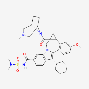 molecular formula C36H45N5O5S B1262438 Beclabuvir 