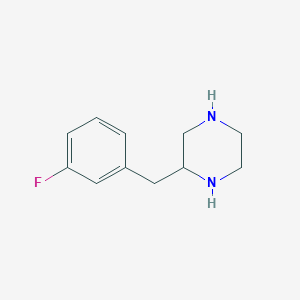 molecular formula C11H15FN2 B12624391 2-(3-Fluoro-benzyl)-piperazine 