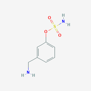 molecular formula C7H10N2O3S B12624419 3-(Aminomethyl)phenyl sulfamate CAS No. 918810-58-9