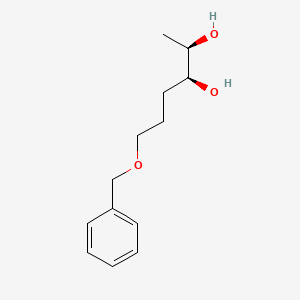 molecular formula C13H20O3 B12624446 (2R,3S)-6-(Benzyloxy)-2,3-hexanediol CAS No. 909294-15-1