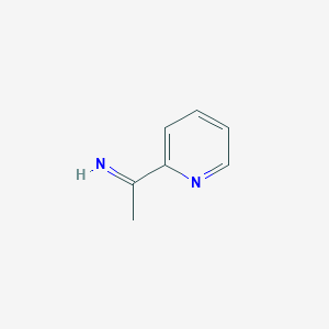 molecular formula C7H8N2 B126245 2-Pyridinemethanimine, alpha-methyl- CAS No. 150993-64-9