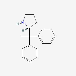 molecular formula C18H21N B12624521 (2S)-2-(1,1-Diphenylethyl)pyrrolidine CAS No. 920756-62-3