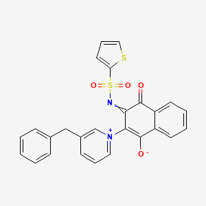 molecular formula C26H18N2O4S2 B12624570 C26H18N2O4S2 