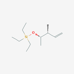 molecular formula C12H26OSi B12624595 Triethyl{[(2S,3R)-3-methylpent-4-en-2-yl]oxy}silane CAS No. 919297-94-2