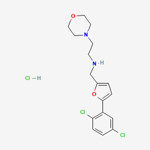 molecular formula C17H21Cl3N2O2 B12624597 C17H21Cl3N2O2 