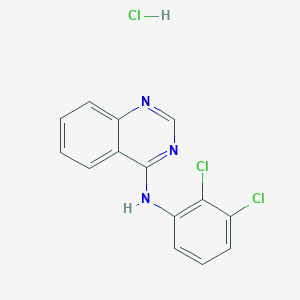 molecular formula C14H10Cl3N3 B12624642 C14H10Cl3N3 