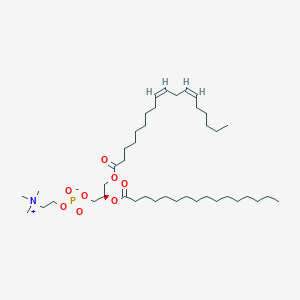 1-[(9Z,12Z)-octadecadienoyl]-2-hexadecanoyl-sn-glycero-3-phosphocholine