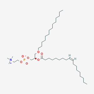 1-tetradecyl-2-[(9Z)-octadecenoyl]-sn-glycero-3-phosphocholine