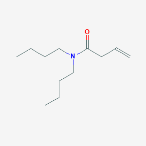molecular formula C12H23NO B12624677 N,N-Dibutylbut-3-enamide CAS No. 920112-93-2