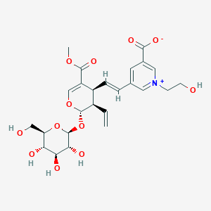 molecular formula C25H31NO12 B1262472 Lonijaposide B 