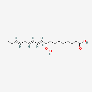 9-Hydroperoxy-10,12,15-octadecatrienoic acid