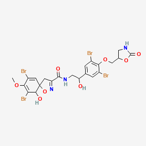molecular formula C22H21Br4N3O8 B1262478 Fistularin 2 CAS No. 73622-21-6