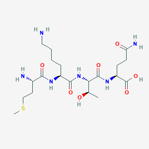 molecular formula C20H38N6O7S B12624788 L-Methionyl-L-lysyl-L-threonyl-L-glutamine CAS No. 921191-64-2
