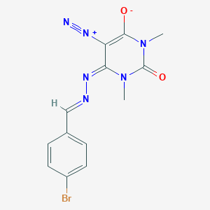 molecular formula C13H11BrN6O2 B12624860 C13H11BrN6O2 