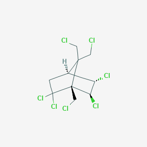 molecular formula C10H11Cl7 B1262495 Toxaphene Parlar-No. 32 1 microg/mL in Cyclohexane 
