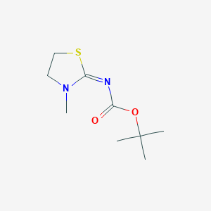 tert-Butyl N-(3-methyl-2-thiazolidinylidene)carbamate
