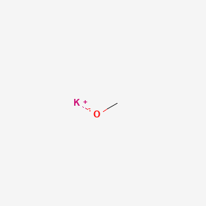 molecular formula CH3OK<br>CH3KO B1262500 Potassium methanolate CAS No. 865-33-8