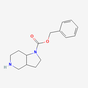 molecular formula C15H20N2O2 B12625023 Benzyl octahydro-1H-pyrrolo[3,2-C]pyridine-1-carboxylate CAS No. 1196156-47-4
