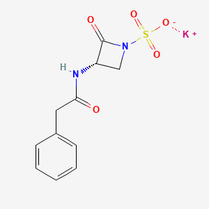 molecular formula C11H11KN2O5S B1262505 Benzylmonobactam CAS No. 80543-46-0