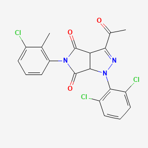 molecular formula C20H14Cl3N3O3 B12625088 C20H14Cl3N3O3 