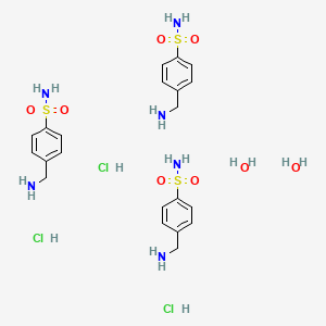 molecular formula C21H37Cl3N6O8S3 B1262510 Homosulfamine 