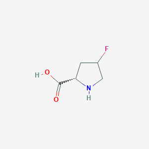 molecular formula C5H8FNO2 B1262513 4-Fluoroproline CAS No. 60828-35-5
