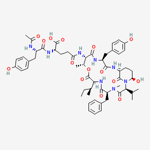 molecular formula C55H72N8O15 B1262515 Micropeptin 88 Y 